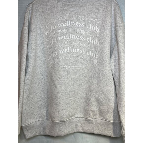 Wilo Wellness Club Gray Pullover Sweatshirt & Black Leggings Set New - Picture 6 of 15
